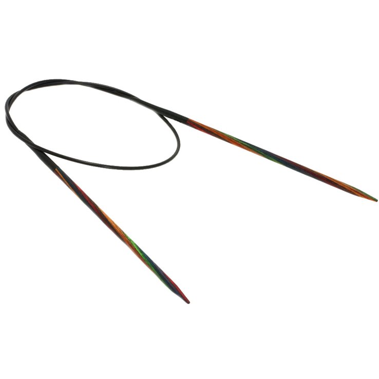Lana Grossa Dizajn kružne igle za pletenje-drvo višebojna veličina 3,75 / 60 cm