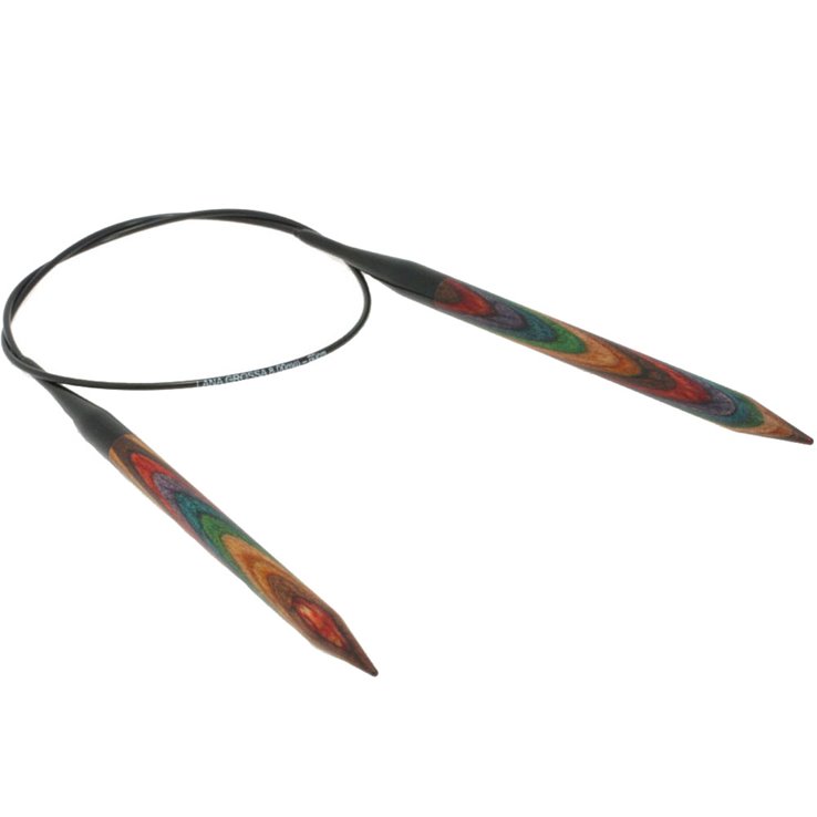 Lana Grossa Kružna igla za pletenje-drvo u više boja 8,0 / 60 cm