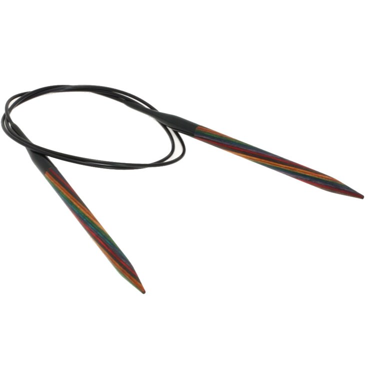 Lana Grossa Okrugla igla boja drvo-dizajn 6,5 / 80cm