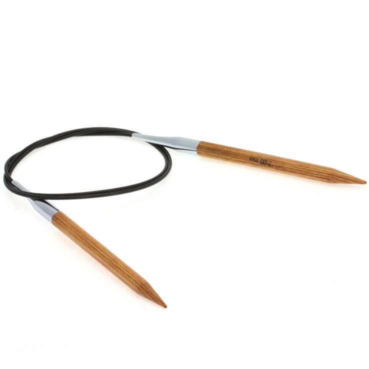 Lana Grossa Okrugla igla prirodno drvo dizajn 7,0 / 80cm