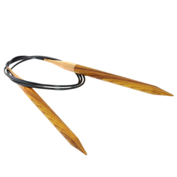 Lana Grossa Dizajn kružne igle za pletenje-drvo signalne veličine 9,0 / 100cm