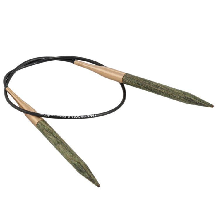 Lana Grossa Okrugla igla boja drvo-dizajn 5,5 / 40cm