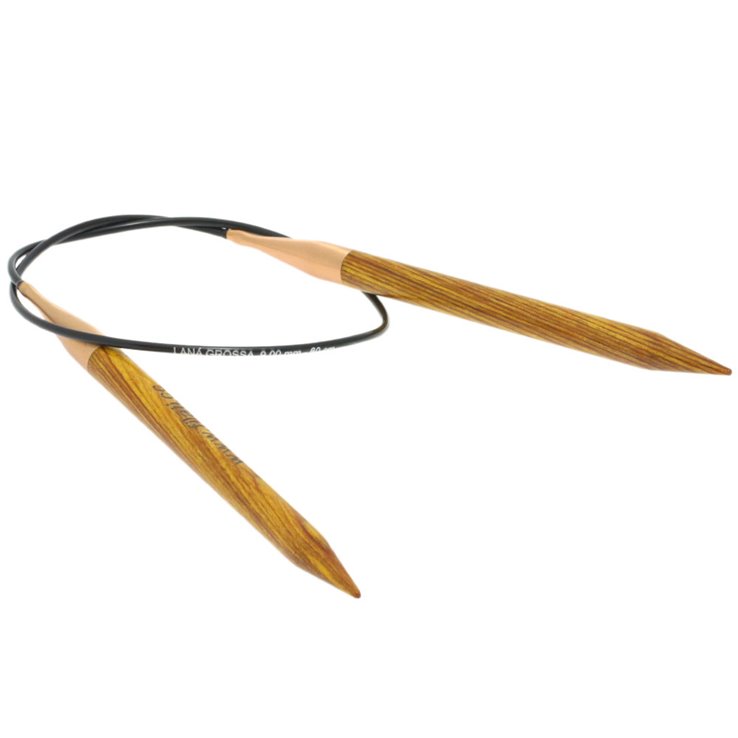 Lana Grossa Okrugla igla boja drvo-dizajn 9,0 / 60cm