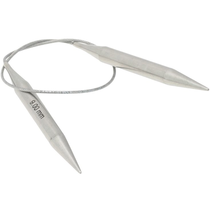 Lana Grossa Kružna igla za pletenje od nehrđajućeg čelika veličine 9,0 / 40cm