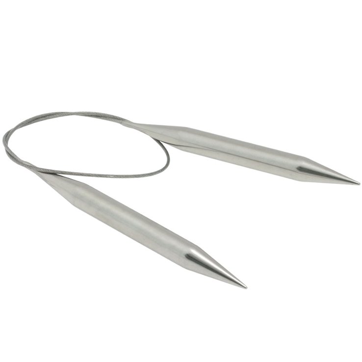 Lana Grossa Kružna igla za pletenje od nehrđajućeg čelika veličine 12,0 / 60cm