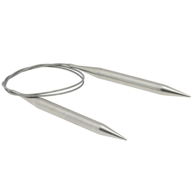 Lana Grossa Kružna igla za pletenje od nehrđajućeg čelika veličine 10,0 / 80cm