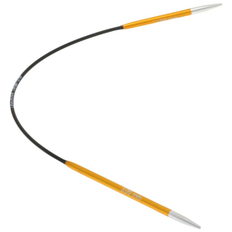 Lana Grossa Kružna igla aluminijska Rainbow St. 3.0 / 25 cm